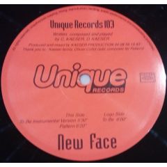 New Face - New Face - To Be - Unique Records