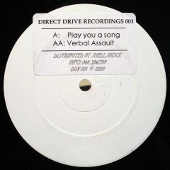  DJ Mystery & DJ Step One -  DJ Mystery & DJ Step One - Play You A Song - Direct Drive Recordings