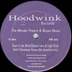The Wonder Project & Bryan House / DJ Sploo - The Wonder Project & Bryan House / DJ Sploo - Dust In The Wind - Hoodwink Records