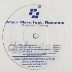 Mixin Marc Ft Roxanne - Mixin Marc Ft Roxanne - Sexual Thing - Definitive