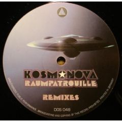 Kosmonova - Kosmonova - Raumpatrouille (Remixes) - Dos Or Die Recordings