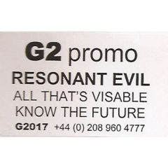 Resonant Evil - Resonant Evil - All Thats Visable - G2