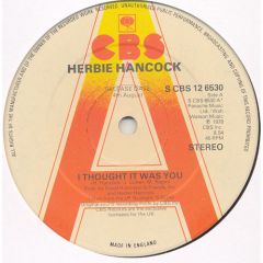 Herbie Hancock - Herbie Hancock - I Thought It Was You - CBS