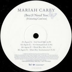 Mariah Carey - Mariah Carey - Boy (I Need You) - Mercury