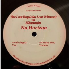 The Lost Boy vs B'Jammin - The Lost Boy vs B'Jammin - Nu Horizon - NV Recordings