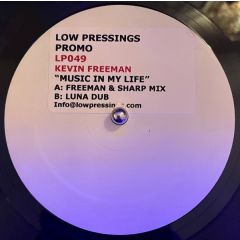 Kevin Freeman - Kevin Freeman - Musicinmylife - Low Pressing