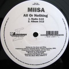 Miisa - Miisa - All Or Nothing - Ichiban International