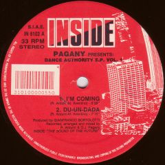 Pagany Presents - Pagany Presents - Dance Authority EP Vol 1 - Inside