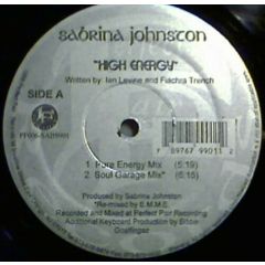 Sabrina Johnston - Sabrina Johnston - High Energy - 	Perfect Pair Records