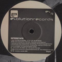 Interstate - Interstate - This Is My Bass - Evolution Records