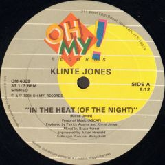 Klinte Jones - Klinte Jones - In The Heat (Of The Night) - Oh My Records
