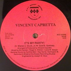Vincent Capretta - Vincent Capretta - It's My Party - XIIC Ecstasy Records
