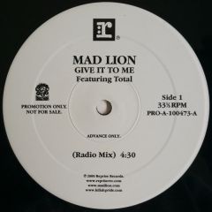 Mad Lion - Mad Lion - Give It To Me - Reprise Records