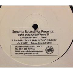Sonorita Recordings - Sonorita Recordings - Sights And Sounds Of Rome EP - Sonorita Recordings