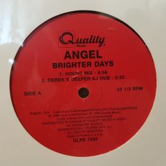 Angel - Angel - Brighter Days - Quality Music