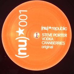 Steve Porter - Steve Porter - Vodka Cranberries - Nu Republic