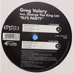 Greg Valery Feat. George Lee - Greg Valery Feat. George Lee - DJ'S Party - Masters Of Funck