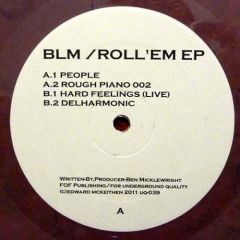 BLM - BLM - Roll 'Em EP Purple Vinyl) - Underground Quality