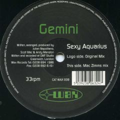 Gemini - Gemini - Sexy Aquarius - Wax Records