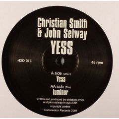 Christian Smith & John Selway - Christian Smith & John Selway - Yess - Underwater