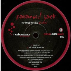 Paranoid Jack - Paranoid Jack - No Rest For The Wicked - Release Grooves