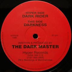 The Dark Master - The Dark Master - Dark Rider - Hyper Records