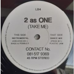 2 As One - 2 As One - Take Me - Labello Blanco Recordings