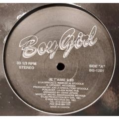 Boy Girl - Boy Girl - Je T'aime - BGM Records