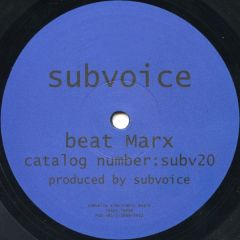 Subvoice - Subvoice - Beat Marx - Subvoice
