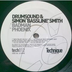 Drumsound & Simon Bassline  - Drumsound & Simon Bassline  - Badman - Technique