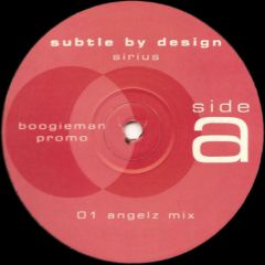 Subtle By Design - Subtle By Design - Sirius - Boogieman