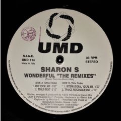 Sharon S - Sharon S - Wonderful (Remixes) - UMD