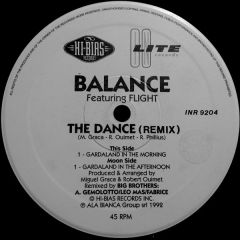 Balance Featuring Rudy "Flight" Philips - Balance Featuring Rudy "Flight" Philips - The Dance (Remix) - In Lite