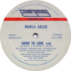 Marla Adler - Marla Adler - Hard To Love - Emergancy Records