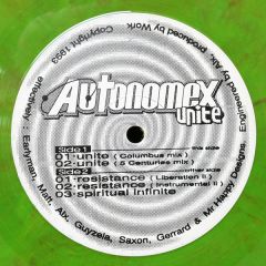 Autonomex - Autonomex - Unite! (Green Vinyl) - Wow Communications