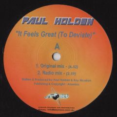 Paul Holden - Paul Holden - It Feels Great - Atomico