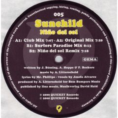 Sunchild - Sunchild - Nino Del Sol - Quickey