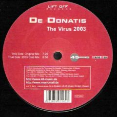 De Donatis - De Donatis - The Virus 2003 - Lift Off Records