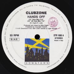 Clubzone - Clubzone - Hands Off - Downtown