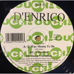 D'Enrico - It Was Meant To Be - Ouch! Records