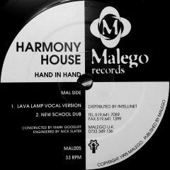 Harmony House - Harmony House - Hand In Hand - Malego Records