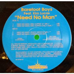 Barefoot Boys Feat. Kim Lucas - Barefoot Boys Feat. Kim Lucas - Need No Man - Stealth Records