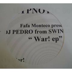 Fafa Monteco Presents DJ Pedro - Fafa Monteco Presents DJ Pedro - War! EP - Hypnotic Music