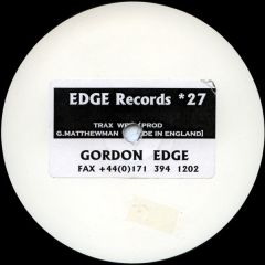 Gordon Edge - Gordon Edge - *27 - Edge Records