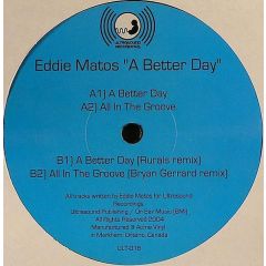 Eddie Matos - Eddie Matos - A Better Day - Ultrasound