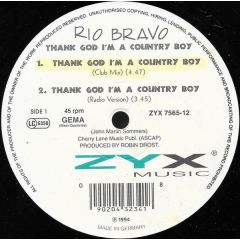 Rio Bravo - Rio Bravo - Thank God I'm A Country Boy - ZYX Music