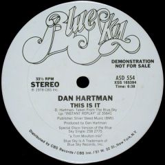 Dan Hartman - Dan Hartman - This Is It - Blue Sky