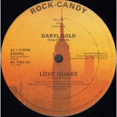Daryl Gold - Daryl Gold - Love Quake - Rock Candy