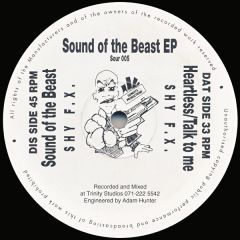 Shy Fx - Shy Fx - Sound Of The Beast EP - Sour 