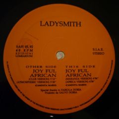 Ladysmith - Ladysmith - Joy Ful African - Savannah Records